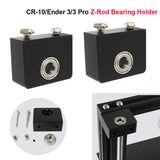 3D Printer Upgrade Aluminum Z-Axis Leadscrew Top Mount for Creality CR-10/CR-10S, Ender 3/Ender 3Pro/Ender 3 V2 Metal Z-Rod Bearing Holder (Pack of 2) Creality