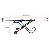 MENIPHIB Folding Portable Tile Saw Stand, miter saw stand with wheels,collapsible and portable, saw stand table, chop saw roller stand, saw horse roller stand, mitre saw stand, Blue, S5250010 MENIPHIB