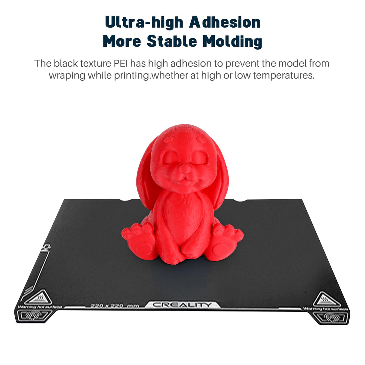 Official Creality Ender 3V3 SE Epoxy Resin Double Side Build Plate Kit, 235x235 mm Flexible Spring Steel Platform, 3D Printer PEI Sheet Build Surface for Ender 3V3/3V3 KE Ender-3 S1/3S1 Pro/K1 Comgrow