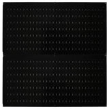 Wall Control Pegboard Rack Horizontal Metal Pegboard Garage Tool Storage Pack - Two 32-Inch Wide x 16-Inch Tall Easy To Install Peg Boards (Black) Wall Control