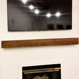 Fireplace Mantel, Rustic, Shelf, Floating Mantle, Real Wood, Beam, URBANDI (Provincial, 48Lx6Hx8D) WoodArtSupply