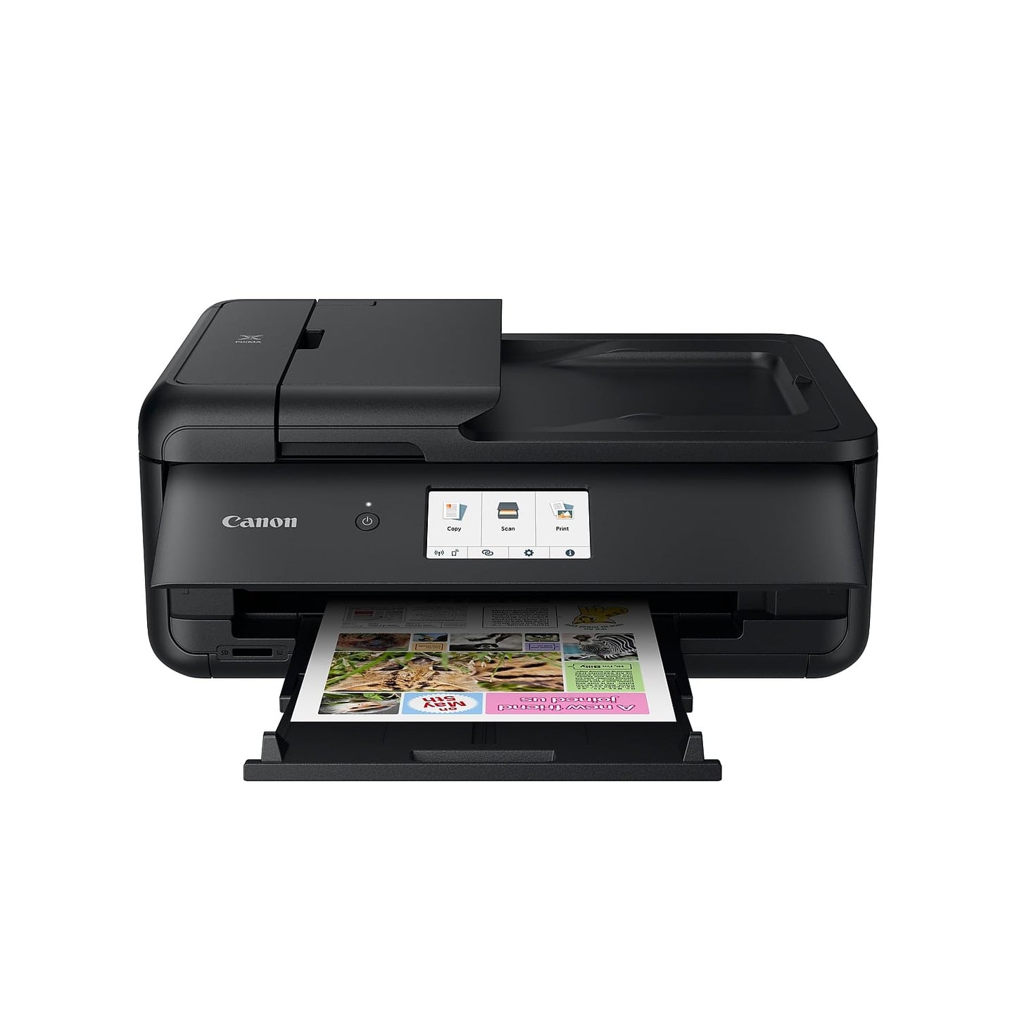 Canon PIXMA TS9520 All In one Wireless Printer Home or Office| Scanner | Copier | Mobile Printing with AirPrint and Google Cloud Print, Black, Works with Alexa, One Size