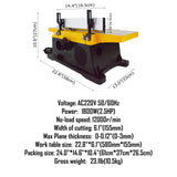 WYDDDARY 6" Woodworking Planer 12000rpm Benchtop Electric Planer Flat Planer Electric Wood Jointer AC220V WYDDDARY