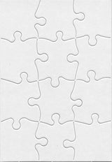 24 Blank Jigsaw Puzzles – 5.5 x 8 Inch, 12 Pieces Each – Hygloss DYI party invites, Perfect for Decorating, Kids' Activities, Arts & Crafts or Party Favors - Puzzle Pieces to Draw On for Crafts Hygloss
