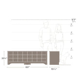 Prepac White Hall Bench with Storage and Seating: 24-Shoe Cubby Bench, Ideal White Shoe Rack for Entryway, Sized 15.5" D x 60" W x 20.25" H Prepac