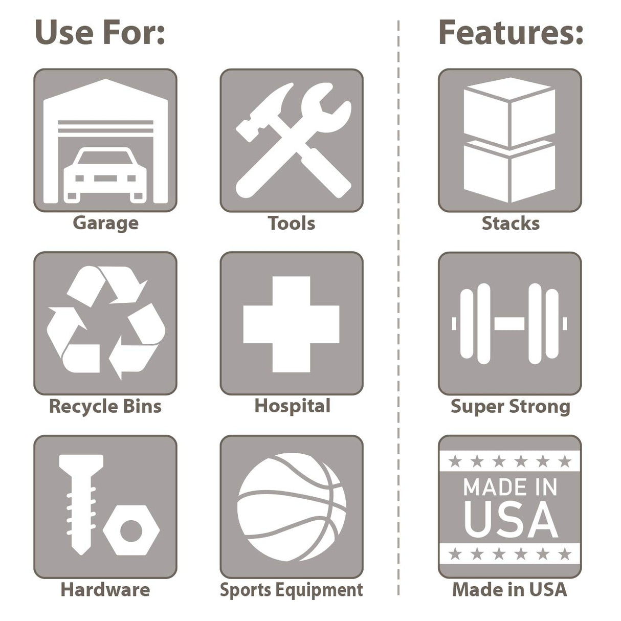 Akro-Mils 30284 Super-Size AkroBins Plastic Storage Bins, Space-Saving Stackable Bins for Garage, Classroom, Warehouse Organization, 24-Inch L x 8-Inch W x 7-Inch H, Blue, 4-Pack Akro-Mils