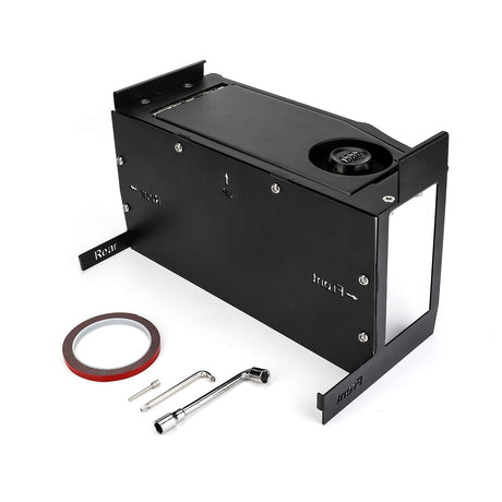 3mirrors Center Console Safe Gun Safe Box with Springs Hinge Compatible with 2021-2024 Ford F150, 2022-2023 F150 Lightning 3mirrors