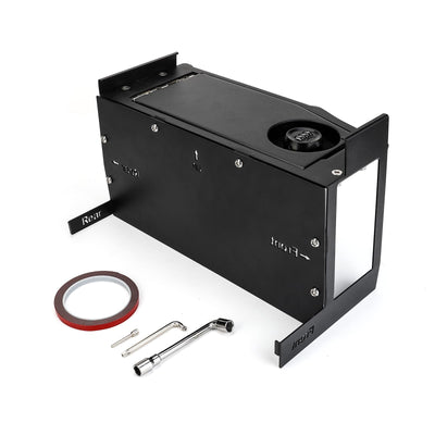 3mirrors Center Console Safe Gun Safe Box with Springs Hinge Compatible with 2021-2024 Ford F150, 2022-2023 F150 Lightning