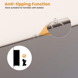 MODNEST 31" Fluted Sideboard Cabinet with Door and Drawer, Sideboard Buffet Cabinet with Storage, Coffee Bar with Adjustable Shelves for Kitchen, Living Room, Entryway, 31.5"x15.7"x31.5", Grey MODNEST