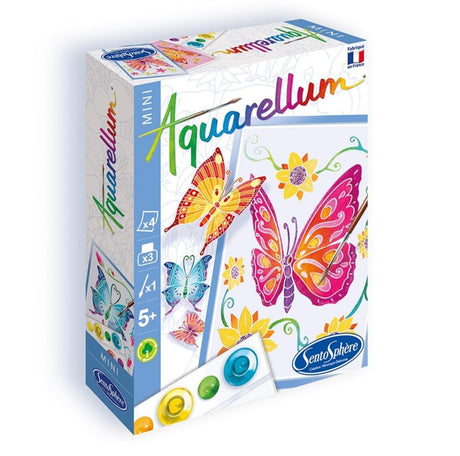 Sento Sphere Mini Aquarellum Butterflies Watercolor Paint Set Sentosphère