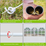 KepooMan 10' x 20' Outdoor Gazebo Canopy Waterproof Party Tent Wedding Canopy with Removable Sidewalls & Brighter Church Windows KepooMan