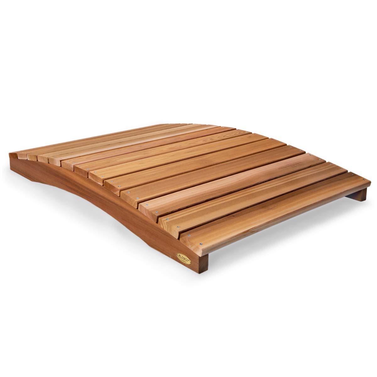 All Things Cedar FB48 Garden Bridge | 4-Ft Durable Outdoor Wooden Bridge for Garden, Backyards & Streams | Easy Assembly & Sustainably Sourced Cedar Wood | 46.5x35x7 All Things Cedar