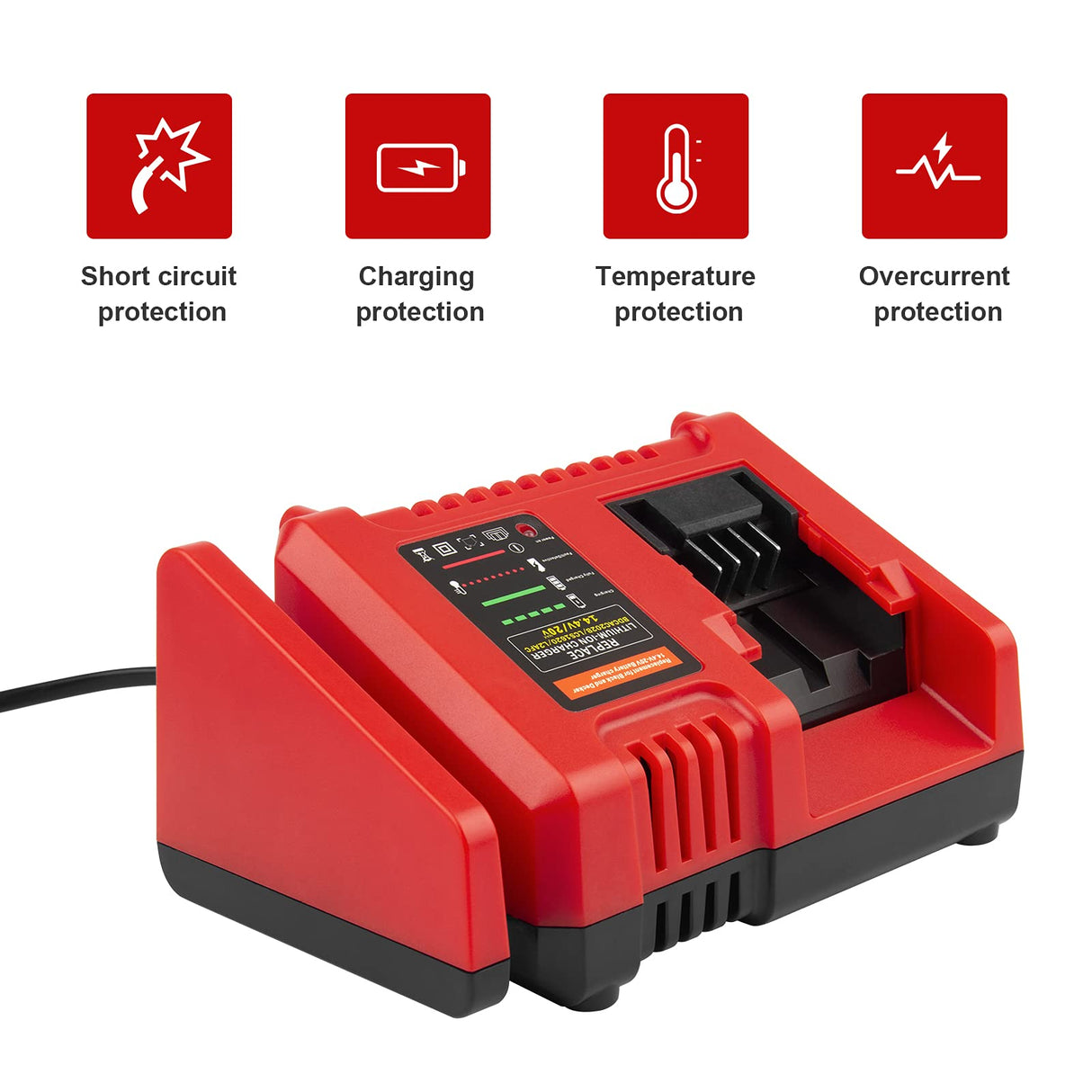 Super Fast 20V Charger for BLACK+DECKER Tools 20V MAX Lithium Battery Charger, (BDCAC202B), LBXR20, LBXR2020, LBXR2020-OPE, LBX4020, LB2X4020, LB2X4020-OPE, LB20, LBX20, LBXR2520 Futurebatt