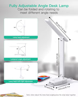 Power Strip with LED Desk Lamp, PD 30W Touch Desk Lamps, 4 Outlets 4 USB Ports(2 USB C) Small Desk Lamp 5FT Extension Cord Table Lamp for Home Office College Dorm Room Essentials Bedroom Bedside Study Mifaso