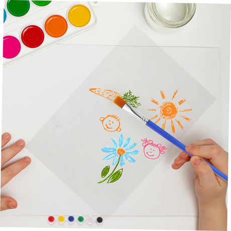 TOPPERFUN Heat Shrinkable Sheets for DIY 5pcs Shrinkable Art Film Paper Craft Making Kindergarten Creative Portable 11.42 x 7.87 Inches Heat Oven Shrinking TOPPERFUN