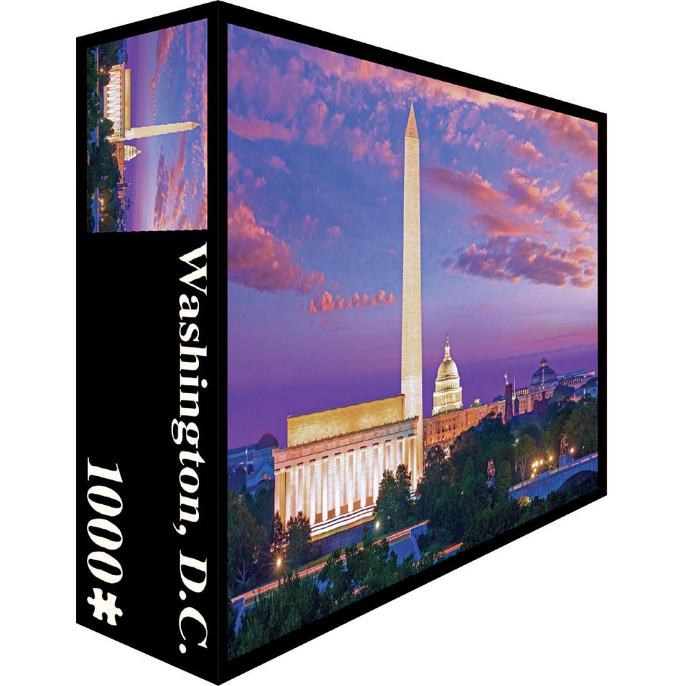 Washington, D.C. - 1000pc Jigsaw Puzzle by Pigment & Hue Pigment & Hue