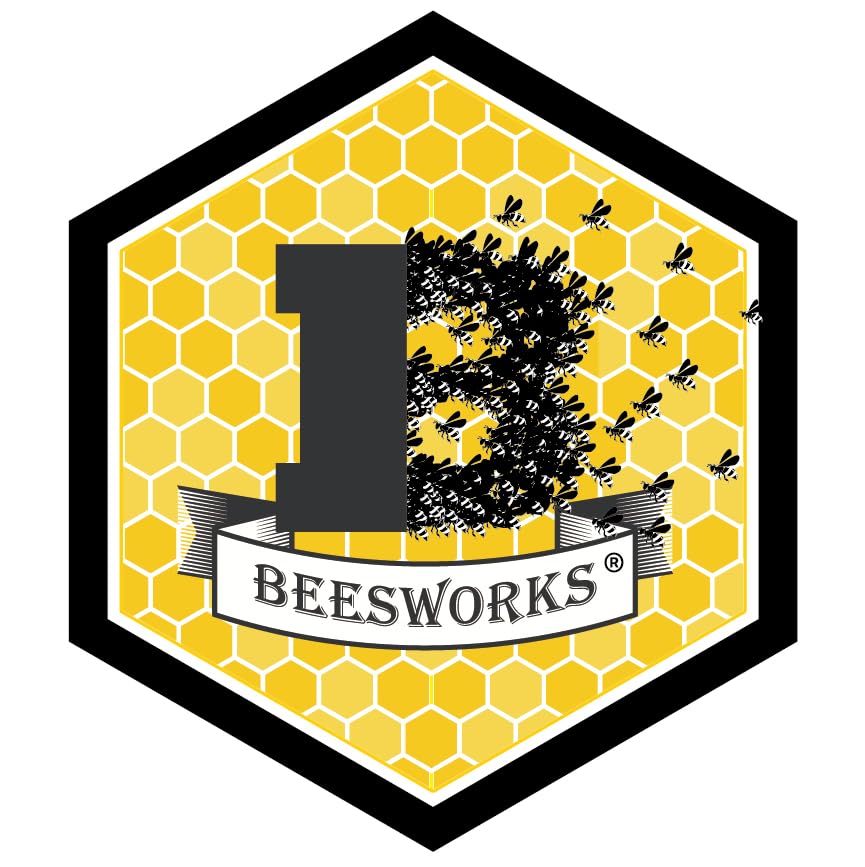 Beesworks Yellow Beeswax Bars (2 lbs) | 100% Pure, Cosmetic Grade, Triple-Filtered Beeswax for DIY Skin Care, Lip Balm, Lotion and Candle Making (1 lb Bars - Pack of 2) BEESWORKS