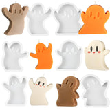 ZQYSING Halloween Ghost Candle Molds for Candle Making, 6 PCS Different Shapes Cute Spooky Silicone Molds for Candles Wax Soap Clay Plaster Epoxy Resin Home Decorations ZQYSING