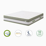 Novilla King Mattress, 12 Inch Hybrid Pillow Top King Size Mattress in a Box with Gel Memory Foam & Individually Wrapped Pocket Coils Innerspring for a Cozy & Peaceful Sleep Novilla