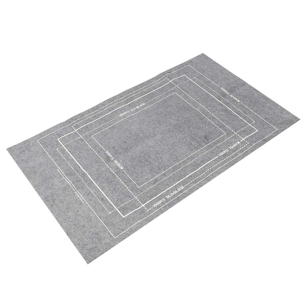 MOUMOUTEN Jigsaw Puzzle Mat, Roll Up Grey Felt Puzzel Board Keeper, Storage for 1500, 1000, 500 Piece Puzzles, 45.7 x 26 Inch MOUMOUTEN