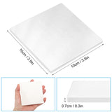 50 Pieces 4x4 Inch Sublimation Blank Ceramic Coasters, Glazed Ceramic Tiles Coasters, Ceramic Tiles with Cork Backing Pads for Painting, DIY Crafts, Mosaics, Square, Sublimation, White. by GNIEMCKIN GNIEMCKIN