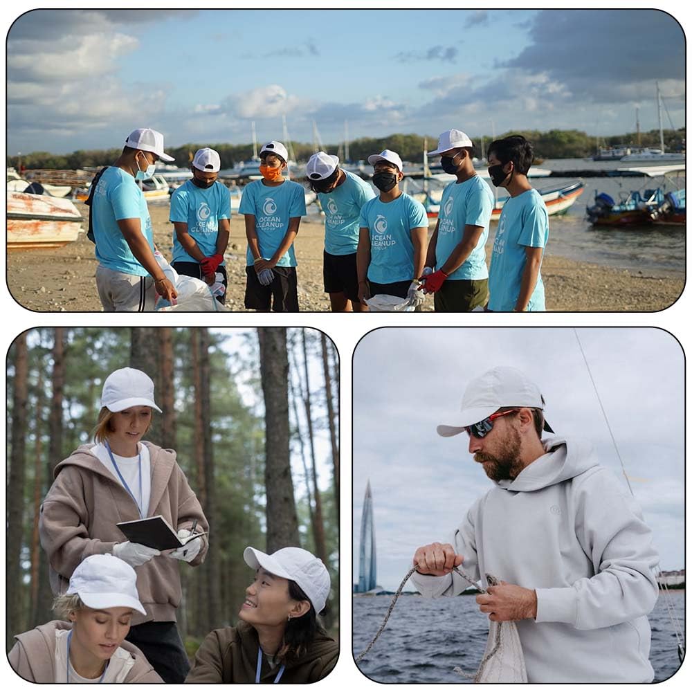 ZH Plain Baseball Caps,Adjustable Baseball Caps,Lot 12 PC Unisex Blank Design Baseball Caps White ZH