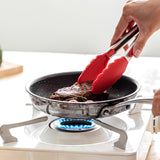 Kitchen Tongs with Silicone Tips - ForTomorrow Set of 5, 7 9 Inch Premium Silicone Tipped Tongs for Cooking Heat Resistant, Serving Food, BBQ ForTomorrow