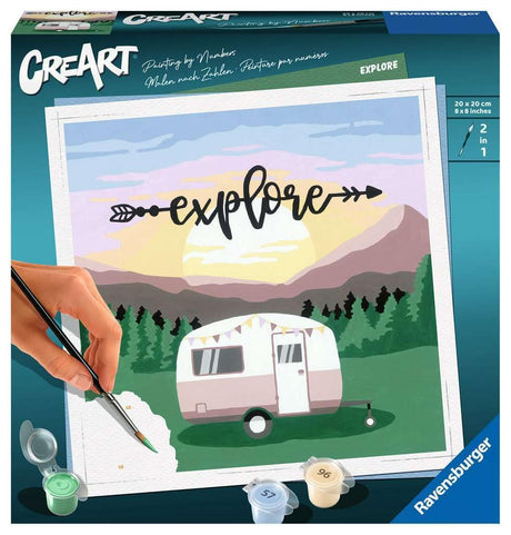 Ravensburger Explore Paint by Numbers Kit for Adults - 20271 - Painting Arts and Crafts for Ages 12 and Up Ravensburger