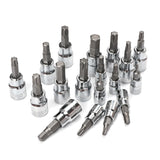 WORKPRO 450-Piece Drive Socket Set 1/2" 1/4" 3/8", CR-V Metric and Imperial with Quick-Release Ratchet Wrench, Spanners, Bits Set, Mechanics Tool for Car Repair WORKPRO