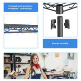 6 Shelf Wire Shelving Unit Garage Shelves Height Adjustable Heavy Duty Utility Rolling Steel Organizer Garage Storage Units, 1500lbs Storage Shelves Metal Rack NSF Metal Shelves for Garage Kitchen Payhere