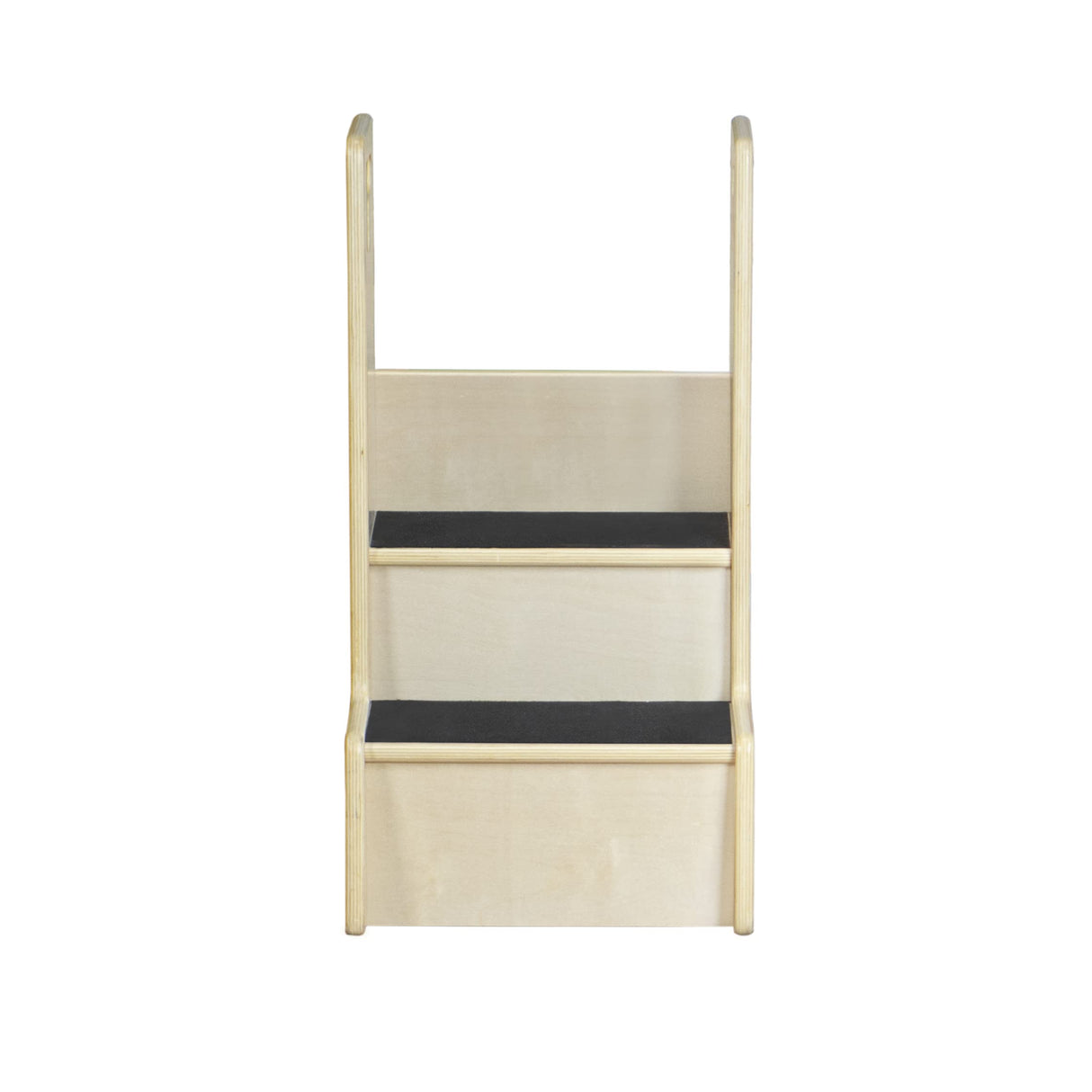 RRI Goods 2 Step Up Stool for Toddlers and Kids with Support Handles and Non Slip, Montessori Wooden Reach Up Safety Steps for Bathroom, Kitchen RRI Goods