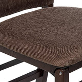 MECO STAKMORE Parson’s Folding Chair Espresso Finish, 20.25D x 17.5W x 33.875H in (Set of 2) MECO