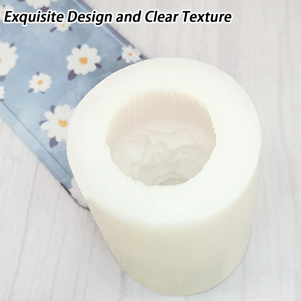 Cupcake Shape Soap Mold Ice Cream Shape Silicone Mold Resin Candle Mould Ice-Cream Cone Candles Molds Cupcake Swirl 3D Silicone Soap Mould for DIY Dessert Candle Wax Resin Clay Craft AddLotLot