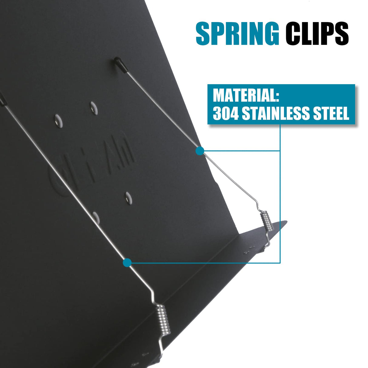 GLEAM Sheet Music Stand - Full Metal with Carrying Bag, Phone Holder, Sheet Music Folder and Clip, 5 in 1 Desktop Book Stand GLEAM