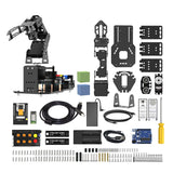 Robotic Arm with Arduino 5DOF/Axis AI Smart Robot Arm Open Source STEM Educational Building Robotics & Engineering Kits, Science/Coding/Programming Set, miniArm Standard Kit LewanSoul
