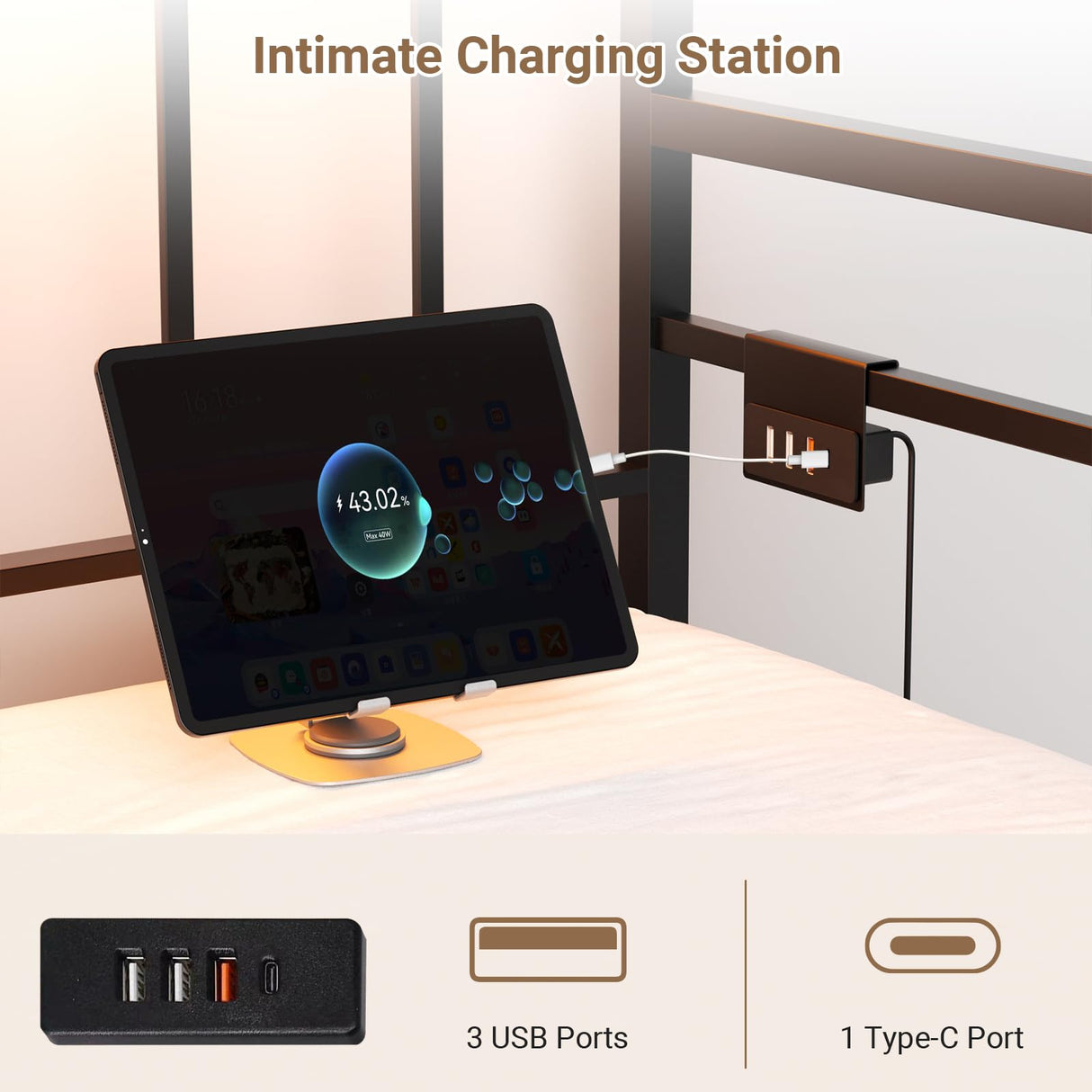 Zevemomo Twin Daybed with Pop Up Trundle, Metal Day Bed Frame with LED Lights and Charging Station, Day Bed with Trundle Bed Twin, Black Daybed for Living Room, Bedroom, Guest Room Zevemomo