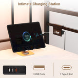 Zevemomo Twin Daybed with Pop Up Trundle, Metal Day Bed Frame with LED Lights and Charging Station, Day Bed with Trundle Bed Twin, Black Daybed for Living Room, Bedroom, Guest Room Zevemomo