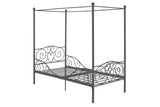 DHP 4020959 Sturdy Bed Frame, Twin, Pewter DHP