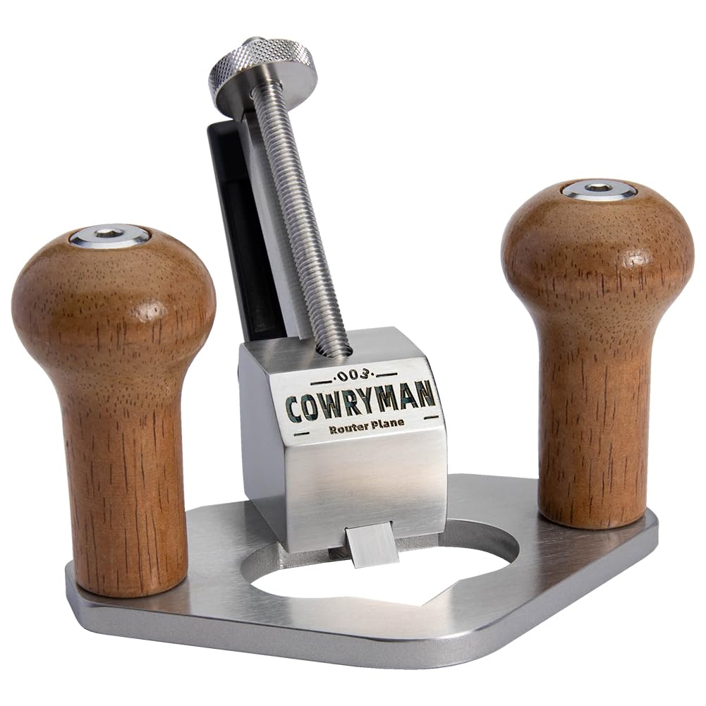 Cowryman 042 Plane à défoncer Outil de précision pour le travail du bois avec bu