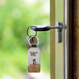 Joiit 20 Pcs Sublimation Blank Keychains Bulk, PU Leather White Keyrings Heat Transfer Ornament Pendants for Man Women (Rectangle_1) Joiit