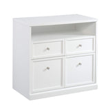 Sauder Craft Pro Series Storage Pantry cabinets, L: 32.13" X W: 17.56" X H: 30.12", White finish Sauder