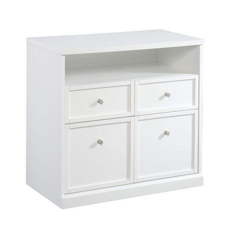 Sauder Craft Pro Series Storage Pantry cabinets, L: 32.13" X W: 17.56" X H: 30.12", White finish Sauder