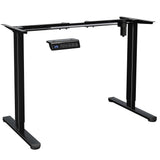 BONTEC Electric Standing Desk Frame, Height Adjustable Ergonomic Stand Up Desk Base with 3-Level Memory Quiet Motor, Table Legs Support for 154lbs, Black BONTEC