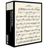 Musical Notes Fur Elise by Ludwig Van Beethoven 1000 Piece Jigsaw Puzzle for Adults by Pigment & Hue Generic