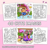Cozy Japan: Cute Coloring Book for Adults and Teens with Charming Characters and Delightful Japanese Scenes for Relaxation (Cozy Coloring Books) WoodArtSupply