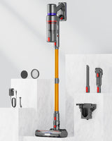 Cordless Vacuum Cleaner, 45Kpa 550W 65Mins Vacuum Cleaners for Home, Stick Vacuum with LED Touch Screen, Anti-tangle Wireless Vacuum, Rechargeable Cordless Vacuum for Pet Hair, Carpet, Hardwood Floor AFNOP