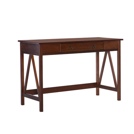 Linon Home Dcor Linon Home Decor Antique Tobacco Titian, 45.98" x 20" x 30" Desk, Linon