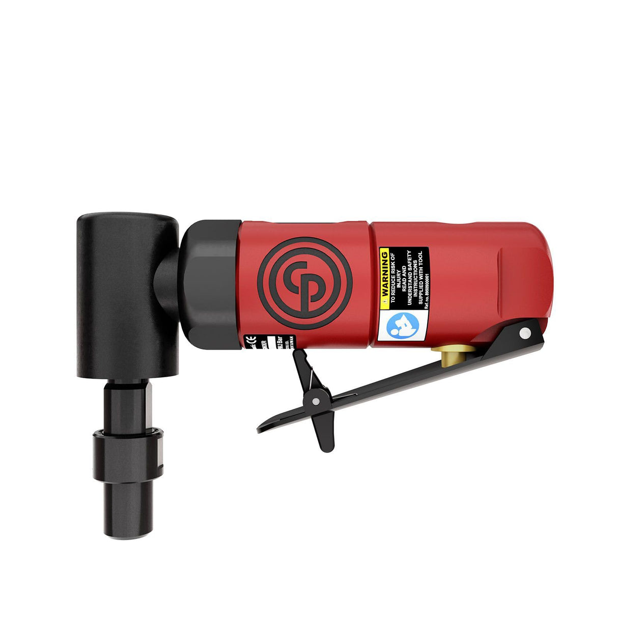 Chicago Pneumatic CP875 Kit - Air Die Grinder Tool, Welder, Woodworking, Automotive Car Detailing, Stainless Steel Polisher, Heavy Duty, Right Angle Grinder, 1/4 Inch (6 mm), 0.3 HP/ 220W - 22500 RPM Chicago Pneumatic