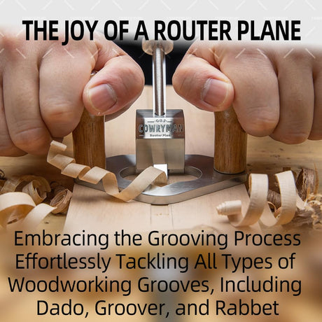 Cowryman Router Plane Handheld Woodworking Tool Cowryman