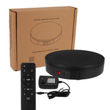 Remote Control Motorized Rotating Display Stand, 300 Lbs Load, 360 Degree, Mute Automatic Rotating Platform for Photography Products, Live Video Show, Angle Speed, Wired, Rotating Stand for Display Bosgladek